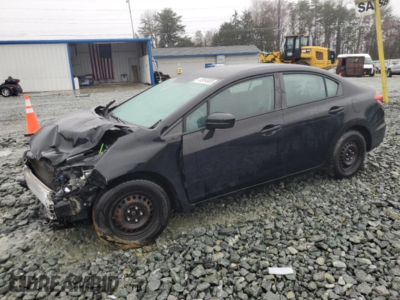2014 Honda Civic Sedan LX with VIN 19XFB2F54EE084745, listed as a Copart auction lot 44954865 with Not Provided miles and Salvage Title. Bid and sale history available at carsss.com. Image 1.