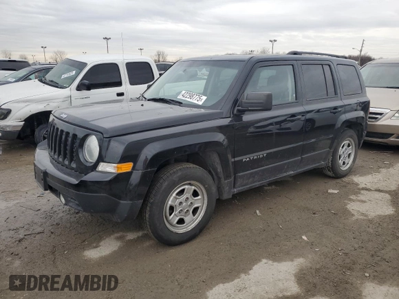 2017 Jeep Patriot Sport SE with VIN 1C4NJPBA9HD145995, listed as a Copart auction lot 42298775 with 142,945 mi miles and Salvage Title. Bid and sale history available at carsss.com. Image 1.