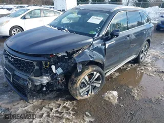 2022 Kia Sorento Hybrid EX with VIN KNDRHDLG7N5098664, listed as a IAAI auction lot 41240606 with 68,985 mi miles. Bid and sale history available at carsss.com. Image 2.