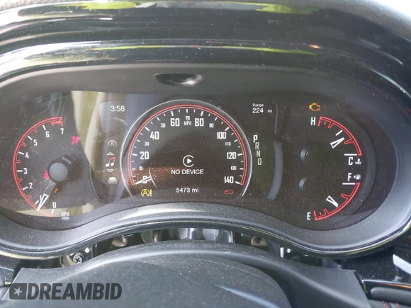 2025 Dodge Durango GT with VIN 1C4RDHDG2SC520980, listed as a IAAI auction lot 42278718 with 5,473 mi miles and . Bid and sale history available at DreamBid. Image 7.