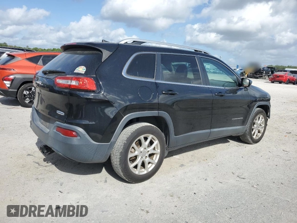 2018 Jeep Cherokee Latitude Plus with VIN 1C4PJLLB2JD524285, listed as a Copart auction lot 51236325 with 133,465 mi miles and Salvage Title. Bid and sale history available at DreamBid. Image 3.