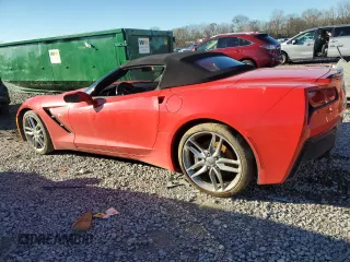 2019 Chevrolet Corvette 3LT with VIN 1G1YF3D75K5115928, listed as a Copart auction lot 86911444 with 0 mi miles and Salvage Title. Bid and sale history available at carsss.com. Image 2.