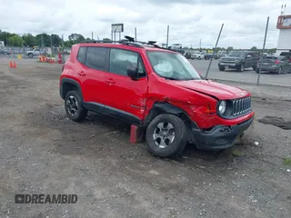 2016 Jeep Renegade Sport with VIN ZACCJAAT3GPE37763, listed as a IAAI auction lot 39932800 with 135,820 mi miles and . Bid and sale history available at carsss.com. Image 1.