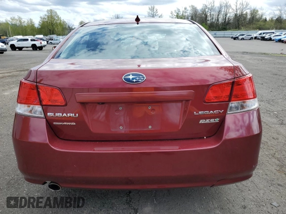 2014 Subaru Legacy Limited with VIN 4S3BMBM67E3028391, listed as a Copart auction lot 52899815 with 77,608 mi miles and Salvage title. Bid and sale history available at DreamBid. Image 6.