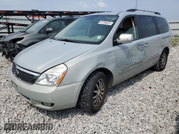 2012 Kia Sedona EX with VIN KNDMH4C7XC6492662, listed as a Copart auction lot 83660694 with 189,472 mi miles and Non Repairable. Bid and sale history available at carsss.com. Image 1.
