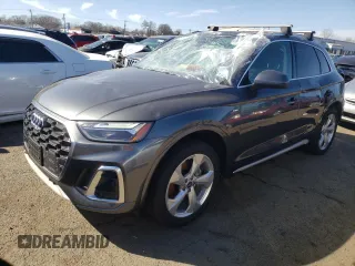 2023 Audi Q5 S line Premium Plus with VIN WA1EAAFY7P2150797, listed as a Copart auction lot 47926575 with 15,148 mi miles and Salvage Title. Bid and sale history available at carsss.com. Image 1.