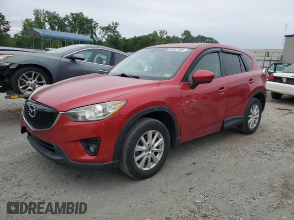 2014 Mazda CX-5 Touring z VIN JM3KE4CY3E0382106, wystawiony jako Copart lot #55521645 z przebiegiem 84 539 mil mil oraz Szkoda całkowita • Salvage title. Historia ofert i sprzedaży dostępna na DreamBid. Obrazek 1.