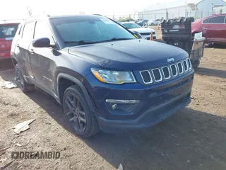 2018 Jeep Compass Altitude with VIN 3C4NJDBB5JT442950, listed as a IAAI auction lot 41989701 with 103,221 mi miles and . Bid and sale history available at carsss.com. Image 1.