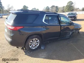 2021 Chevrolet Traverse LT Cloth with VIN 1GNERGKW1MJ174320, listed as a Copart auction lot 87521605 with 82,631 mi miles and Salvage Title. Bid and sale history available at carsss.com. Image 3.