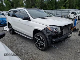 2017 Mercedes-Benz GLS 550 with VIN 4JGDF7DE0HA935289, listed as a Copart auction lot 49321194 with 61,205 mi miles and . Bid and sale history available at DreamBid. Image 4.
