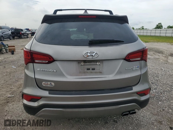 2017 Hyundai Santa Fe Ultimate with VIN 5XYZW4LA4HG488067, listed as a Copart auction lot 54984005 with 100,784 mi miles and Salvage title. Bid and sale history available at DreamBid. Image 6.