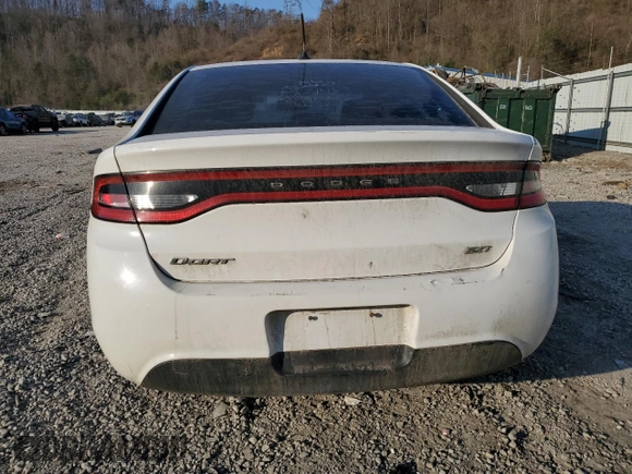 2013 Dodge Dart SXT with VIN 1C3CDFBA5DD123600, listed as a Copart auction lot 48725295 with 212,504 mi miles and Salvage Title. Bid and sale history available at carsss.com. Image 6.