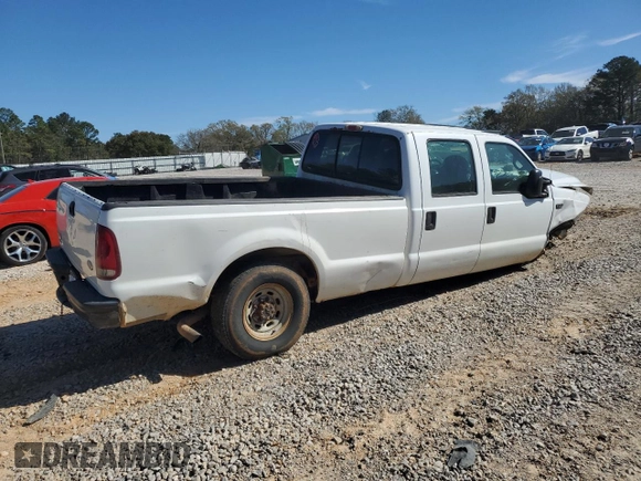 2000 Ford F-350 XL with VIN 1FTSW30L6YEB51197, listed as a Copart auction lot 49504835 with 284,070 mi miles and Salvage Title. Bid and sale history available at DreamBid. Image 3.