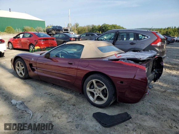 2003 Chevrolet Corvette with VIN 1G1YY32G035105922, listed as a Copart auction lot 71771764 with 0 mi miles and Salvage Title. Bid and sale history available at carsss.com. Image 2.