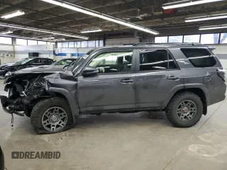 2022 Toyota 4Runner TRD Off Road Premium with VIN JTERU5JRXN5973740, listed as a Copart auction lot 46648495 with 28,001 mi miles and Salvage Title. Bid and sale history available at DreamBid. Image 1.