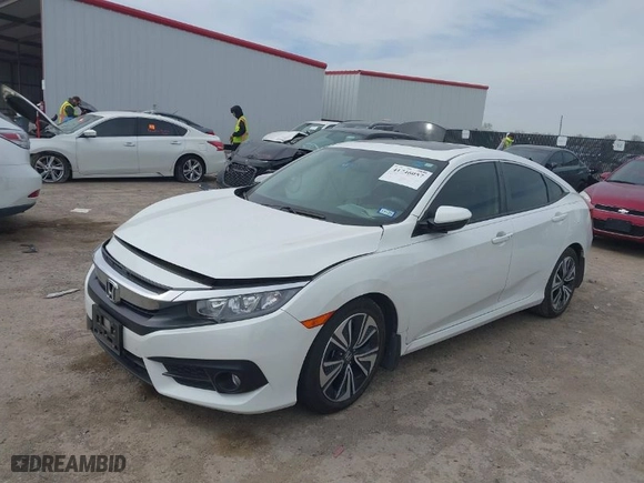 2018 Honda Civic Sedan EX-T with VIN JHMFC1F33JX037978, listed as a IAAI auction lot 41746057 with 50,480 mi miles. Bid and sale history available at carsss.com. Image 2.