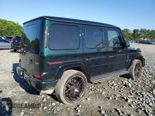 2023 Mercedes-Benz G 63 AMG with VIN W1NYC7HJ6PX489143, listed as a Copart auction lot 66113874 with 9,575 mi miles and Salvage Title. Bid and sale history available at DreamBid. Image 3.