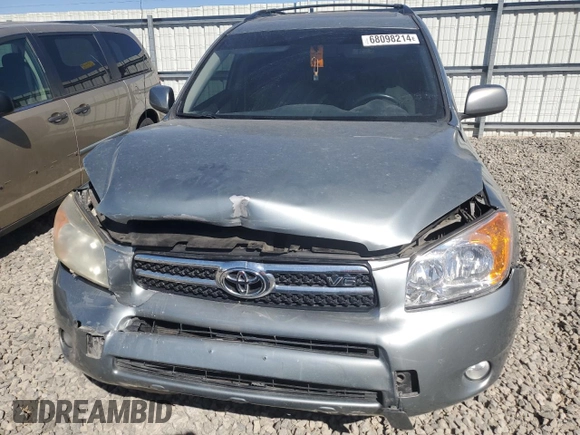 2007 Toyota RAV4 Limited with VIN JTMBK31V376021723, listed as a Copart auction lot 68098214 with 85,133 mi miles and Salvage Title. Bid and sale history available at carsss.com. Image 5.