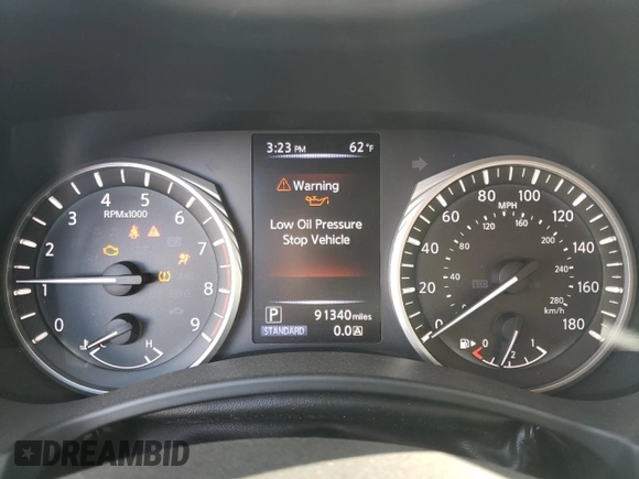 2018 Infiniti Q50 3.0t LUXE with VIN JN1EV7AP1JM358653, listed as a Copart auction lot 43654865 with 91,340 mi miles and Salvage Title. Bid and sale history available at carsss.com. Image 9.