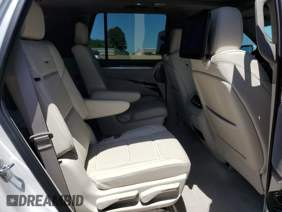 2025 Cadillac Escalade 4WD Sport Platinum with VIN 1GYS9GRL7SR239431, listed as a Copart auction lot 54129845 with 510 mi miles and Clean title. Bid and sale history available at DreamBid. Image 11.