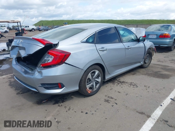 2020 Honda Civic LX with VIN 2HGFC2F63LH505525, listed as a IAAI auction lot 41920997 with Not Provided miles and . Bid and sale history available at DreamBid. Image 4.
