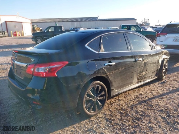 2017 Nissan Sentra SV with VIN 3N1AB7AP9HY408262, listed as a IAAI auction lot 41229209 with 173,444 mi miles. Bid and sale history available at carsss.com. Image 4.