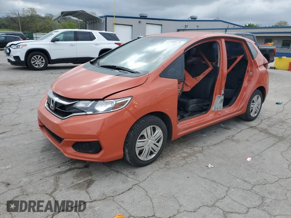 2018 Honda Fit LX with VIN 3HGGK5H44JM725002, listed as a Copart auction lot 52890675 with 215,978 mi miles and Salvage Title. Bid and sale history available at carsss.com. Image 1.