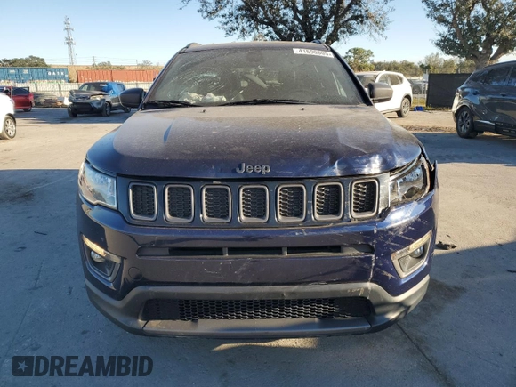 2021 Jeep Compass 80th Anniversary with VIN 3C4NJCEB2MT604012, listed as a Copart auction lot 41590805 with 67,491 mi miles and Non Repairable. Bid and sale history available at carsss.com. Image 5.