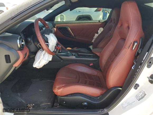 2021 Nissan GT-R Premium with VIN JN1AR5BF1MM160060, listed as a Copart auction lot 76293394 with 10,705 mi miles and Salvage Title. Bid and sale history available at carsss.com. Image 7.