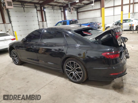 2020 Audi A8 L with VIN WAU8EAF80LN003136, listed as a Copart auction lot 75934923 with 28,331 mi miles. Bid and sale history available at carsss.com. Image 2.