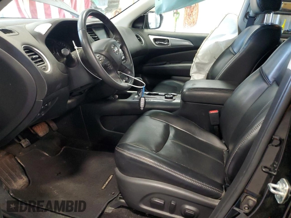 2017 Nissan Pathfinder Platinum with VIN 5N1DR2MM0HC680259, listed as a Copart auction lot 61242585 with 126,562 mi miles and Clean title. Bid and sale history available at DreamBid. Image 7.