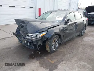 2020 Kia Optima LX with VIN 5XXGT4L33LG413665, listed as a IAAI auction lot 41673777 with 109,731 mi miles. Bid and sale history available at carsss.com. Image 2.
