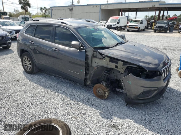 2021 Jeep Cherokee Latitude Lux with VIN 1C4PJLMX1MD208214, listed as a Copart auction lot 44955015 with 42,651 mi miles and Salvage Title. Bid and sale history available at carsss.com. Image 4.