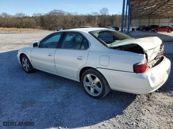 2002 Acura TL Type S with VIN 19UUA56842A001997, listed as a Copart auction lot 88270015 with 253,044 mi miles and Salvage Title. Bid and sale history available at carsss.com. Image 2.