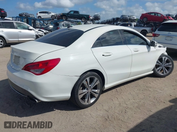 2016 Mercedes-Benz CLA with VIN WDDSJ4EB8GN367433, listed as a IAAI auction lot 41948024 with 154,132 mi miles. Bid and sale history available at carsss.com. Image 4.