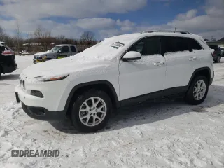2018 Jeep Cherokee Latitude Tech Connect with VIN 1C4PJMCX3JD516620, listed as a Copart auction lot 45338845 with 34,733 mi miles and Salvage Title. Bid and sale history available at carsss.com. Image 1.