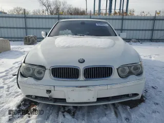2005 BMW 7 Series 745Li with VIN WBAGN63535DS59721, listed as a Copart auction lot 45388375 with 128,329 mi miles and Salvage title. Bid and sale history available at DreamBid. Image 5.