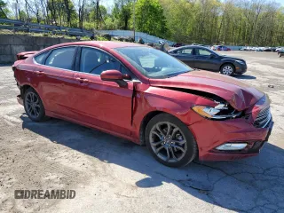 2018 Ford Fusion SE with VIN 3FA6P0H73JR126433, listed as a Copart auction lot 54765715 with 91,250 mi miles and Salvage Title. Bid and sale history available at carsss.com. Image 4.