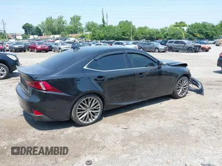 2015 Lexus IS 250 with VIN JTHCF1D25F5025399, listed as a IAAI auction lot 39680736 with 119,533 mi miles. Bid and sale history available at carsss.com. Image 4.