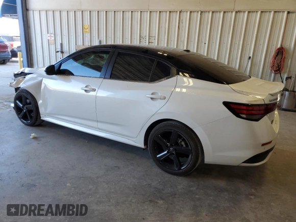 2024 Nissan Sentra SR with VIN 3N1AB8DV7RY341467, listed as a Copart auction lot 43275875 with 9,577 mi miles and Salvage title. Bid and sale history available at DreamBid. Image 2.