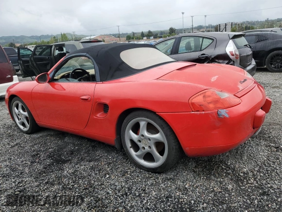 1999 Porsche Boxster z VIN WP0CA2981XU625007, wystawiony jako Copart lot #53751295 z przebiegiem 93 384 mil mil oraz Czysty tytuł • Clean title. Historia ofert i sprzedaży dostępna na DreamBid. Obrazek 2.