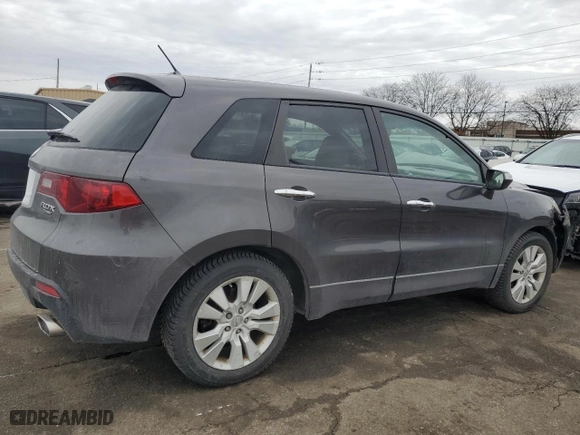 2010 Acura RDX Tech Pkg with VIN 5J8TB2H52AA000565, listed as a Copart auction lot 43120135 with 135,203 mi miles and Salvage Title. Bid and sale history available at carsss.com. Image 3.