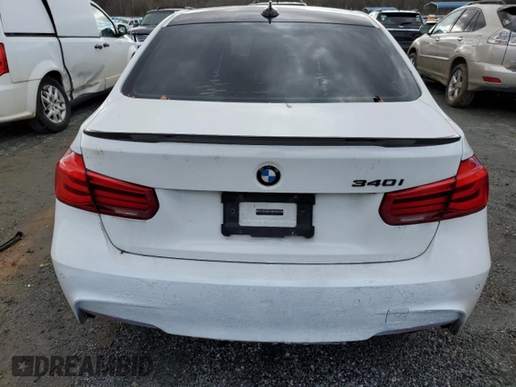 2017 BMW 3 Series 340i with VIN WBA8B3G54HNU35356, listed as a Copart auction lot 84647654 with Not Provided miles and Salvage Title. Bid and sale history available at carsss.com. Image 6.