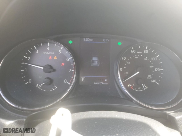 2019 Nissan Rogue SV with VIN JN8AT2MVXKW398710, listed as a Copart auction lot 83745354 with 64,269 mi miles and Non Repairable. Bid and sale history available at carsss.com. Image 9.