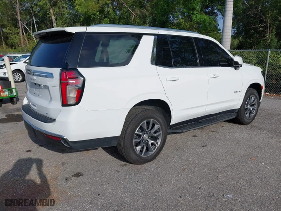 2021 Chevrolet Tahoe LT with VIN 1GNSCNKD7MR386938, listed as a IAAI auction lot 41723844 with 48,430 mi miles. Bid and sale history available at carsss.com. Image 4.