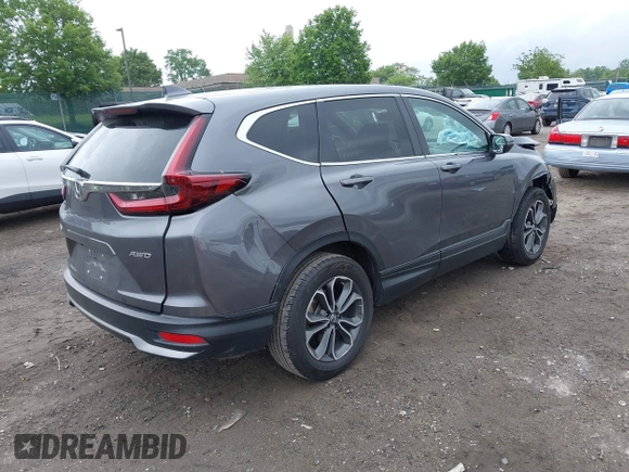 2021 Honda CR-V EX-L with VIN 2HKRW2H83MH607305, listed as a IAAI auction lot 42254257 with 73,291 mi miles and . Bid and sale history available at DreamBid. Image 4.