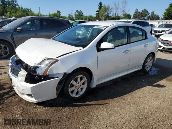 2012 Nissan Sentra S with VIN 3N1AB6AP6CL705277, listed as a Copart auction lot 61905065 with 243,683 mi miles and Salvage title. Bid and sale history available at DreamBid. Image 1.