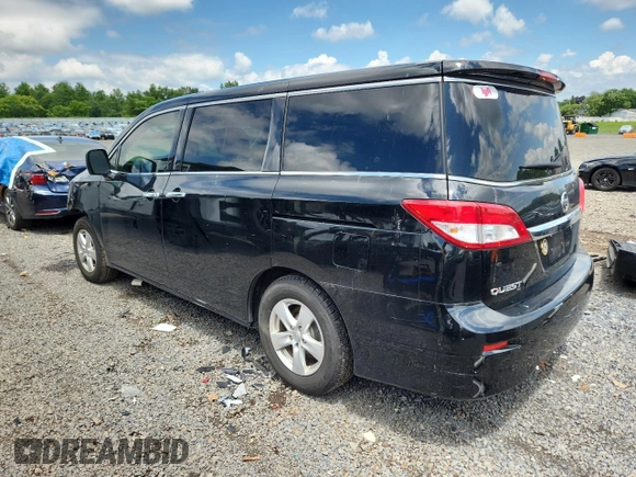 2013 Nissan Quest SV with VIN JN8AE2KP9D9063874, listed as a Copart auction lot 64739245 with 115,487 mi miles and Clean title. Bid and sale history available at DreamBid. Image 2.