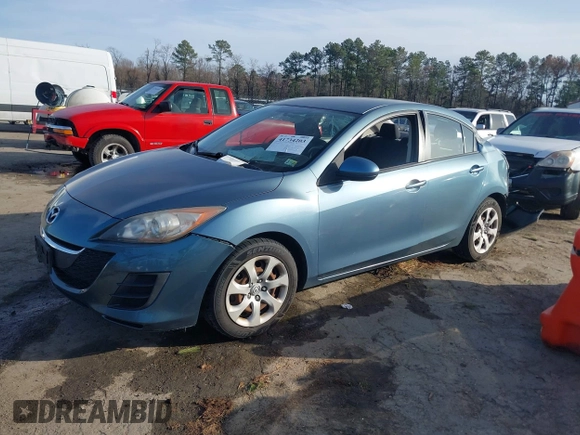2010 Mazda 3 i SV with VIN JM1BL1SF6A1202179, listed as a IAAI auction lot 41734203 with 165,317 mi miles and . Bid and sale history available at DreamBid. Image 2.