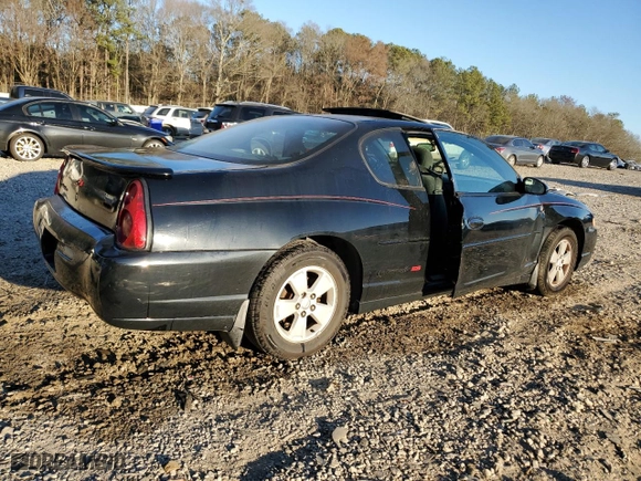 2003 Chevrolet Monte Carlo SS with VIN 2G1WX12K739169154, listed as a Copart auction lot 47089495 with 204,747 mi miles and Salvage Title. Bid and sale history available at carsss.com. Image 3.